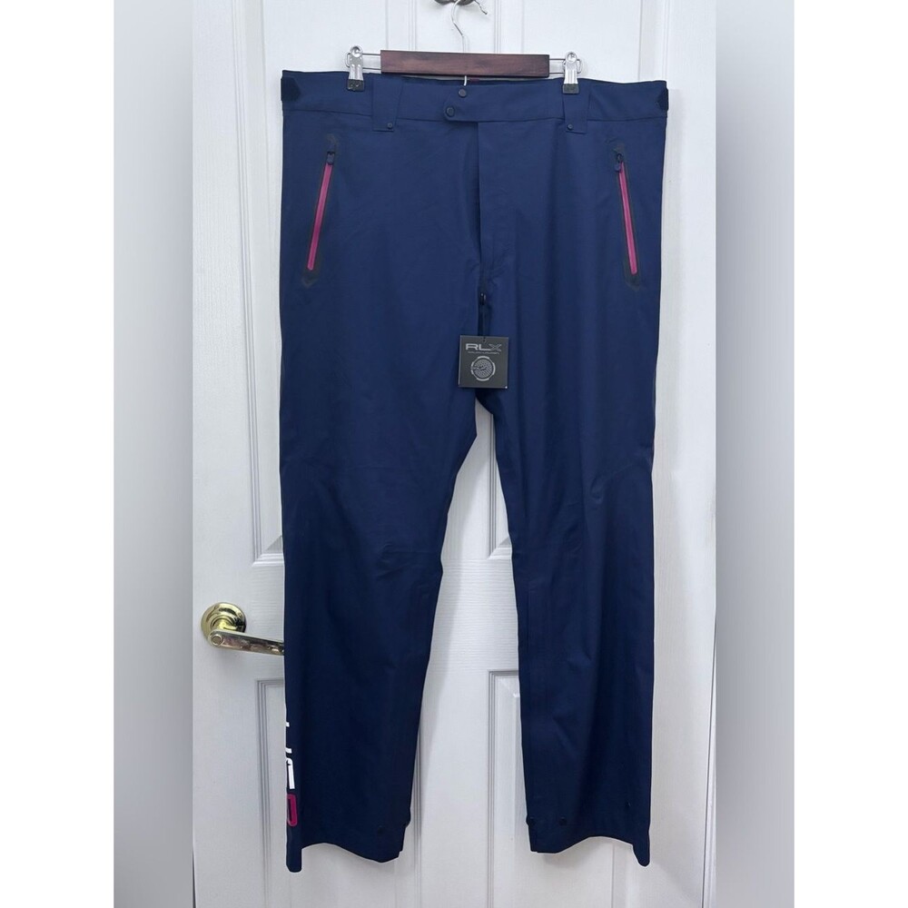 Rlx Ralph Lauren Men’s U.s. Ryder Cup Uniform Golf Waterproof Rain Pants